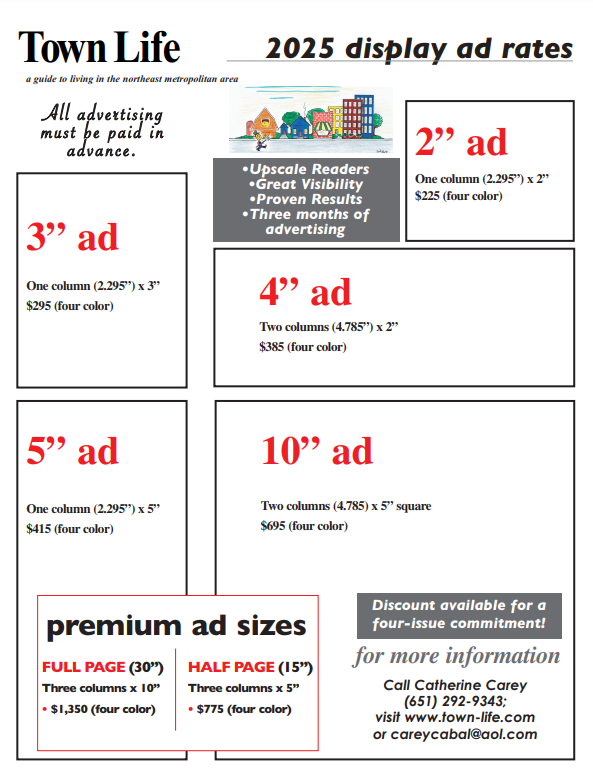 Advertising rates 2024